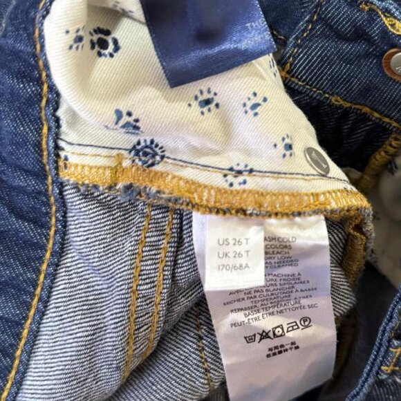 Anthropologie Pilcro Jeans The Annie High Rise Wide Leg Blue Denim Size 30 - Picture 14 of 15